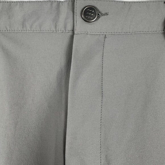 Free Fly Shorts Mens Size 38 Gray Polyester Spandex Stretch Casual SS-1826 - Picture 3 of 9